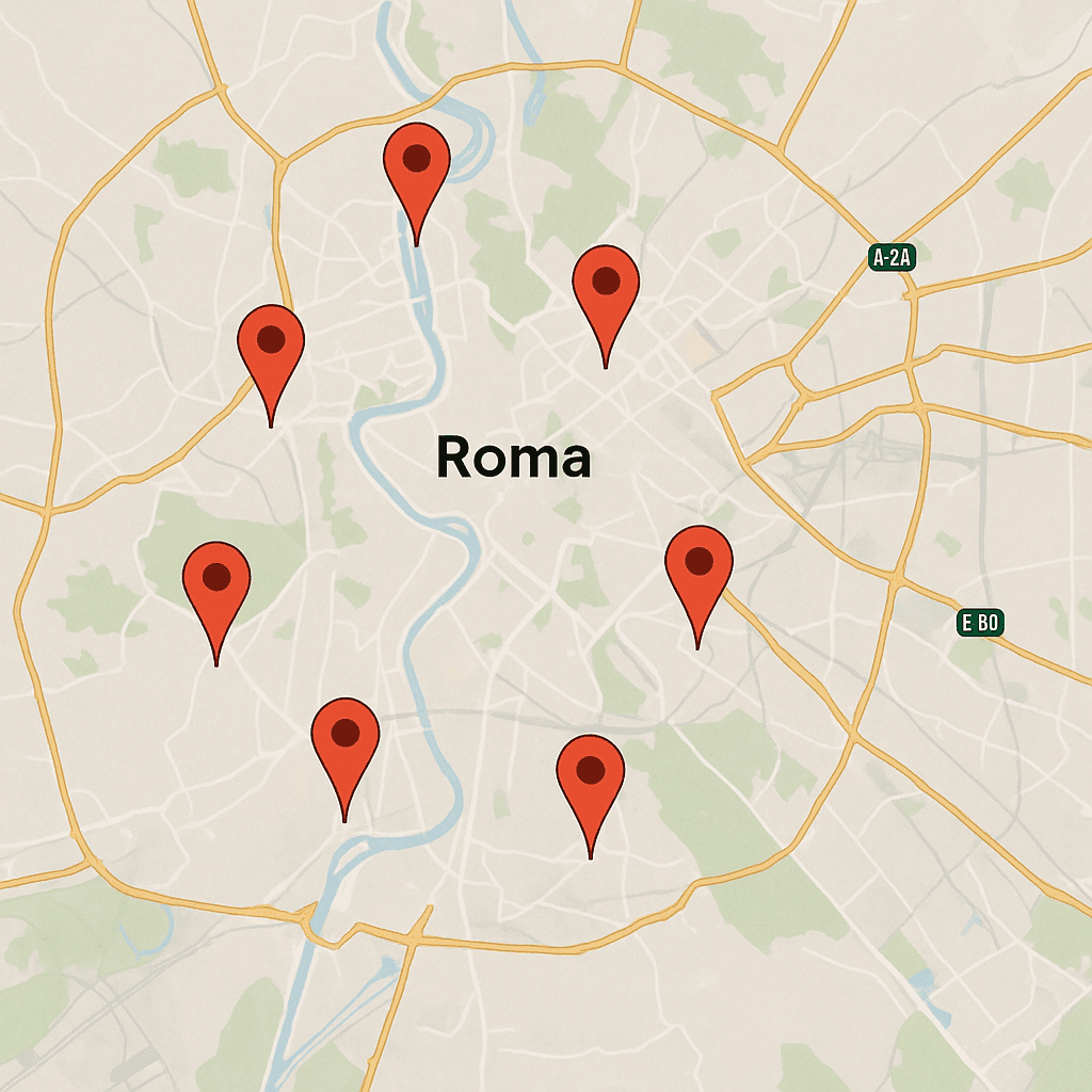 mappa del territorio